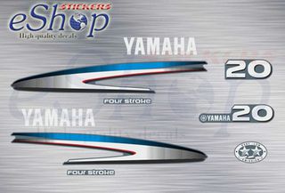 Αυτοκόλλητα σετ για Yamaha f 20 τετράχρονη 2005 2011