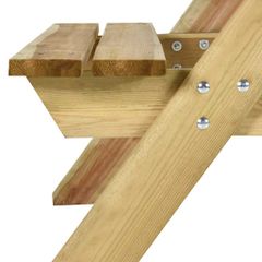 Τραπέζι Πικ-νικ με Παγκάκια 110x123x73 εκ. Εμποτ. Ξύλο Πεύκου 318398-thumb-3