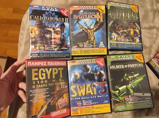 6xPC GAMES NEW PC MASTER -CALL TO POWER 2-WARLORDS BATTLECRY2-DARK REIGN 2-SOLDEIER OF FORTUNE-SWAT 3-EGYPT