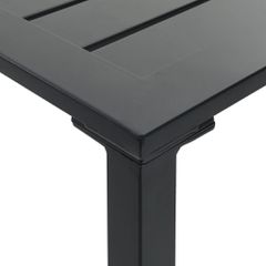 Τραπέζι Μπαρ Μαύρο 50x50x110 εκ. από Ατσάλι με Ηλ. Βαφή Πούδρας 4009267-thumb-6