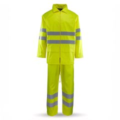 Αδιάβροχο κοστούμι φωσφοριζέ GALAXY Mist Plus Hi-Vis 521 υψηλής ορατότητας με αναδιπλούμενη κουκούλα ( 521 )