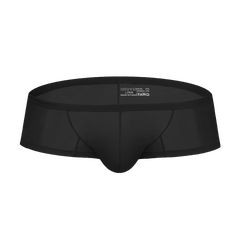 Men's Breathable Boxer - Brief Sheer Elegance Quick-Dry Ultra-Soft Black