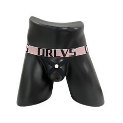 Mens Briefs Underwear Thong Underwear T-back Cotton Thongs Stretchy Waist Pink