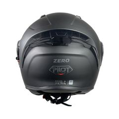 Κράνος Μηχανής Modular  Pilot Zero SV μαύρο ματ-thumb-2