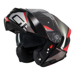 Κράνος Μηχανής Modular  MT Genesis SV Atempo B15 μαύρο/γκρι/κόκκινο gloss
