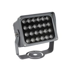 Προβολέας Σποτ Wall Washer LED 24W 2040lm 10° AC 220-240V Αδιάβροχο IP65 Μπλε - Bridgelux SMD Chip - Γκρι Ανθρακί - Μ18 x Π12 x Υ18cm - 3 Χρόνια Εγγύηση