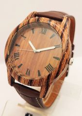 Ρολόι τύπου ξύλινο με καφέ λουράκι Quartz A9056 TIMH 120 ΕΥΡΩ