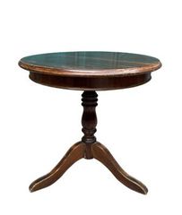 Κλασικό Στρογγυλό Τραπεζάκι / Pedestal Table Ξύλινο (Vintage)