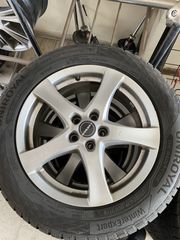 Ζάντες Borbet 7Jx17 5x110 για Opel με λάστιχα Uniroyal 215/60/17