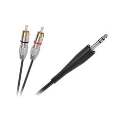 Καλώδιο 6.3mm stereo - 2xRCA 3m (DM-3867-3)
