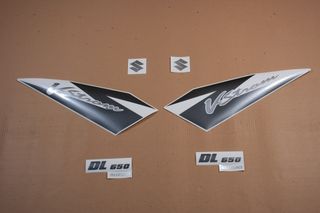 Αυτοκόλλητα σετ για Suzuki DL650 V-Strom 2003 2004 Μαύρη έκδοση