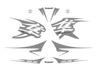 Αυτοκόλλητα σετ για  Suzuki Gsx 1300R Hayabusa Λευκή έκδοση 2010 2011