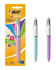 BIC στυλό διαρκείας 4 Colours Fun, 1mm μύτη, πολύχρωμο μελάνι, διάφορα χρώματα, 1τμχ