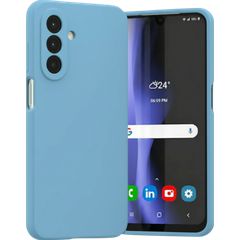Silicon case protect lens for Samsung Galaxy A36 5G Light Blue