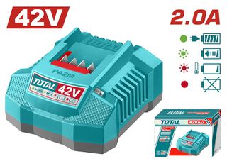 Φορτιστής TOTAL 2Α για Μπαταρίες Li-ion 42V Επαγγελματικός ( TFCLI42021E )