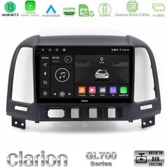 Clarion GL700 Series 8Core Android13 4+64GB Hyundai Santa Fe 2006-2013 Navigation Multimedia Tablet 10" Με Carplay & Android A