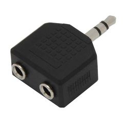 Splitter 3.5mm - 2x 3.5mm Stereo M/F (DM-0606P)