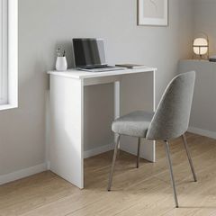 Γραφείο εργασίας Biro Megapap χρώμα λευκό 70x40x75εκ.