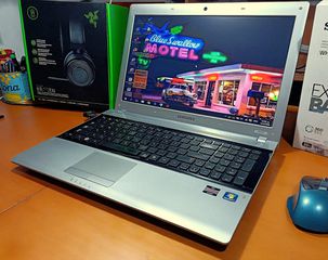 SAMSUNG RV515 με επεξεργαστή AMD  μνήμη RAM 4GB, Δίσκος 500GB με Windows10 + Office 15.6΄΄ίντσες