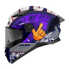 Κράνος Μηχανής Full Face AXXIS Panther SV Sketch B8 gloss