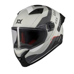Κράνος Μηχανής Full Face  AXXIS Fenix Ork C2 άσπρο/γκρι gloss