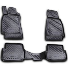 ΠΑΤΑΚΙΑ ΣΕ ΣΚΑΦΗ TPE ΛΑΣΤΙΧΟ ΓΙΑ AUDI A6 C6 2006-2011 ΣΕ ΜΑΥΡΟ ΧΡΩΜΑ NOVLINE - 4 ΤΕΜ.
