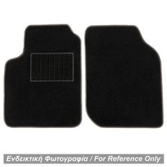 ΠΑΤΑΚΙΑ ΜΟΚΕΤΑ ΓΙΑ MERCEDES SMART 453 2014+ ΜΑΥΡΟ ΜΕ ΓΚΡΙ ΡΕΛΙ RACE AXION - 2 ΤΕΜ.