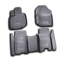 ΠΑΤΑΚΙΑ ΣΕ ΣΚΑΦΗ TPE ΛΑΣΤΙΧΟ ΓΙΑ HONDA JAZZ 10/2008-2015 ΣΕ ΜΑΥΡΟ ΧΡΩΜΑ NOVLINE - 4 ΤΕΜ.