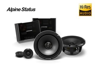 alpine HDZ-65CS Status 6.5" 2-Way Component Speakers (Slim Fit)