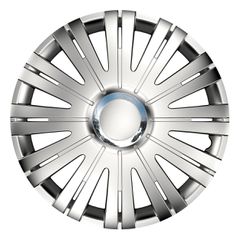Amio - Τάσι τροχού (Hubcap) RC Active 14'' σε Ασημί χρώμα με διάμετρο σήματος 7.5cm - 1 Τεμ. (11532/AM)