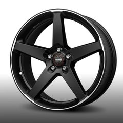 Momo Ζάντες Five 17'x8' 5x112 ET35 CB79.6 - χρώμα Matt Black Polished