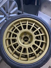 Ζάντες Compomotive Motorsport 18” Χρυσές με Λάστιχα – 8Jx18 – 5x114