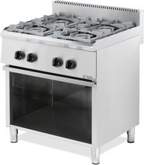 Εστία Αερίου Επιδαπέδια Με 4 Καυστήρες 80x70x85Cm VIMITEX - Καινούργια.