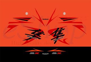 Αυτοκόλλητα σετ για Suzuki Gsx 1300R Hayabusa Red Orange edition 2008 2009
