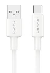 USAMS καλώδιο USB-C σε USB SJ761, 3A 18W, 480Mbps, 1m, λευκό