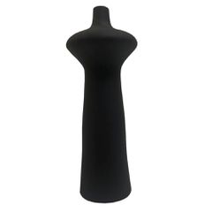 ΕΠΙΤΡΑΠΕΖΙΟ ΚΕΡΑΜΙΚΟ ΔΙΑΚΟΣΜΗΤΙΚΟ SCEPTER HM4636.02 ΜΑΥΡΟ ΜΑΤ Φ18x49Υεκ