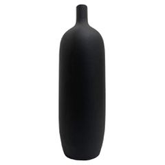 ΕΠΙΤΡΑΠΕΖΙΟ ΚΕΡΑΜΙΚΟ ΔΙΑΚΟΣΜΗΤΙΚΟ GALAD HM4623.02 ΜΑΥΡΟ ΜΑΤ Φ18x57Υεκ
