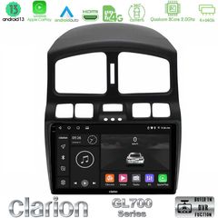 Clarion GL700 Series 8Core Android13 4+64GB Hyundai Santa Fe 2000-2006 Navigation Multimedia Tablet 9" Με Carplay & Android Au