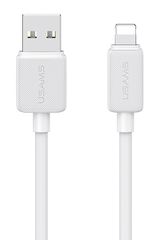 USAMS καλώδιο Lightning σε USB US-SJ694, 2.4A, 480Mbps, 2m, λευκό