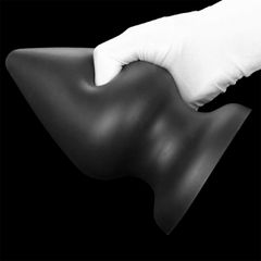 Ultra Soft Silicone Anal Plug Black14 x 8cm