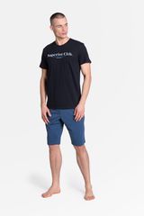 Πιτζάμα Zed 38366-99X Μαύρο-Γκρι