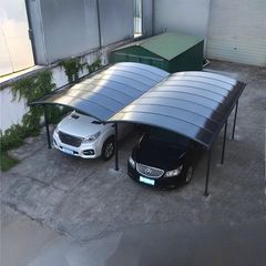 Διπλό Στέγαστρο Αλουμινίου / Carport HX-PC66008 – 5.00m x 6.00m – Hollow Polycarbonate (Κατόπιν Παραγγελίας)