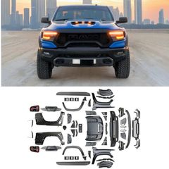 Full Body Kit DODGE RAM 1500 (2013-2018)Conversion Kit with Led headlights & Tailights TRX Design