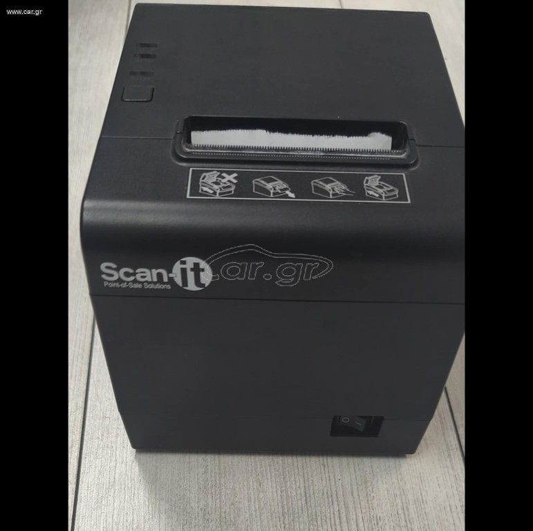 ΕΚΤΥΠΩΤΗΣ ΑΠΟΔΕΙΞΕΩΝ-Pos Printer Thermal Scan-it 80k Usb/lan/serial