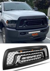 ΜΑΣΚΑ ΕΜΠΡΟΣ DODGE RAM Grill LED Mat R Design 10/18