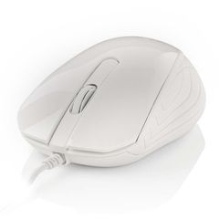 NEDIS MSWD300WT Wired Desktop Mouse 1000 dpi 3-Button White