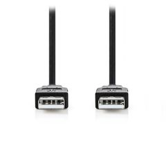 NEDIS CCGP60000BK30 USB 2.0 Cable A Male-A Male 3.0m Black