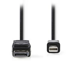 NEDIS CCGP37400BK20 DisplayPort Cable Mini DisplayPort Male-DisplayPort Male 2m