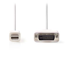 NEDIS CCGP37700WT20 Mini DisplayPort-DVI Cable Mini DisplayPort Male-DVI-D 24+1 2m
