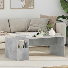 Τραπεζάκι σαλονιού Σκυρόδεμα Γκρι 90 x 45 x 35 cm 8000175